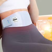 Electric Heating Pads Waist Belt Heating Fitness Portable Cordless Device Abdominal Massager Machine for Women Girls Girlfriend