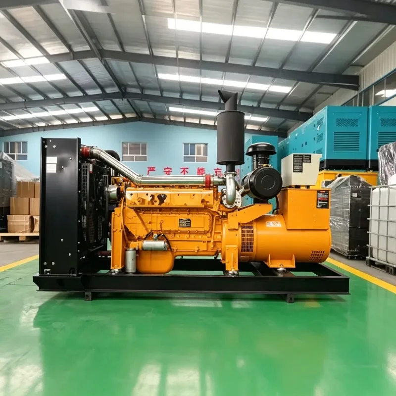 Ultra Silent Diesel Generator Set Three Phase Automatic Industrial Genset Heavy Machinery Matching Construction Power