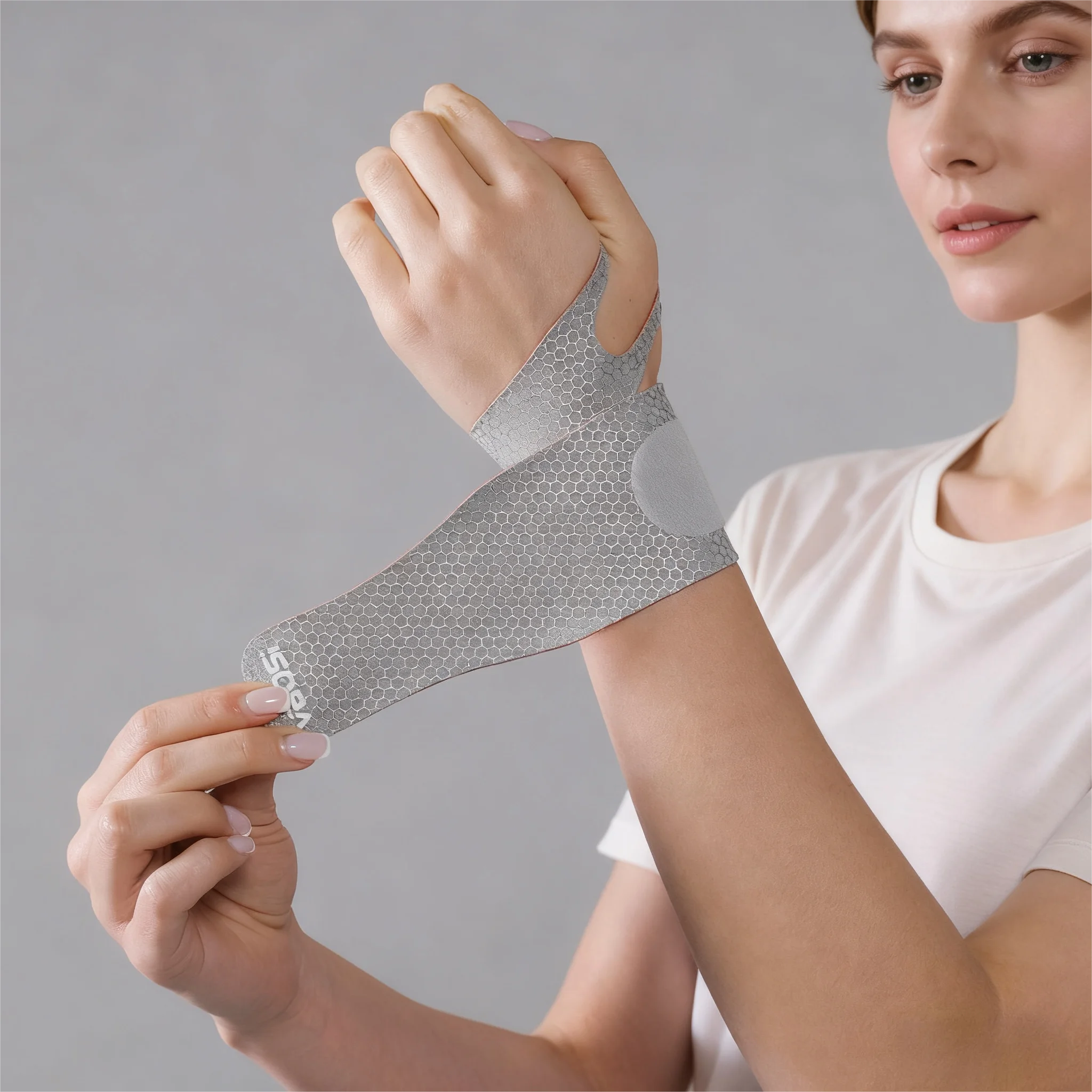 1 Stück leichte, verstellbare Handgelenkbandage für Männer und Frauen, unterstützt die Handgelenke bei der Arbeit und im Alltag