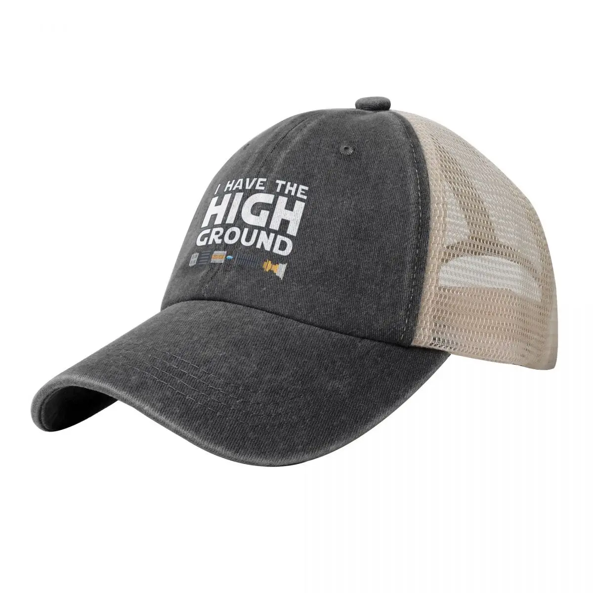 

I Have The High Ground Cowboy Mesh Baseball Cap Hat Man Luxury Golf Cap Men's Baseball Women's