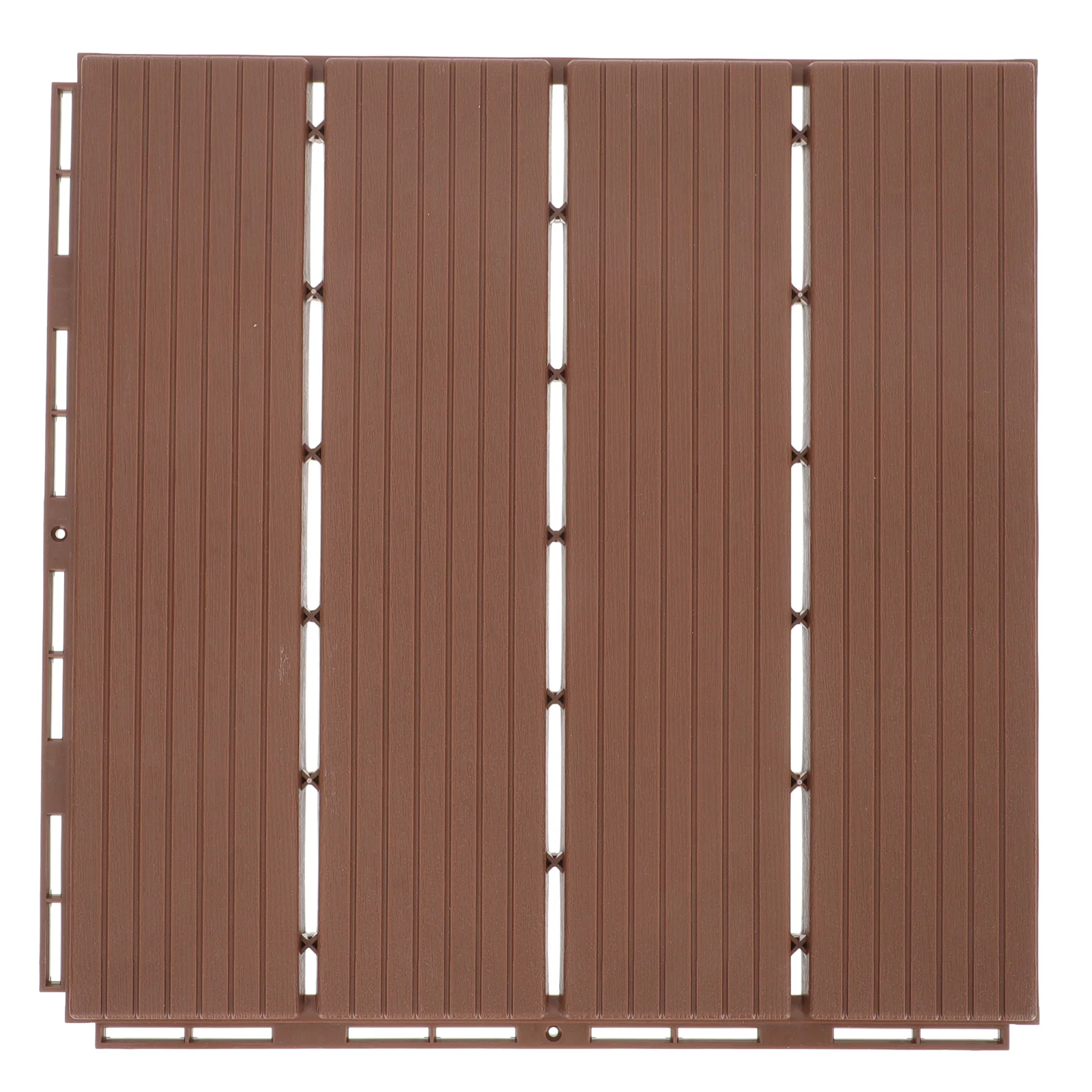 Mosaic Floor Decorative Ceramic Tile Backyard Splicing Plastic Outdoor Practical Wood-Plastic