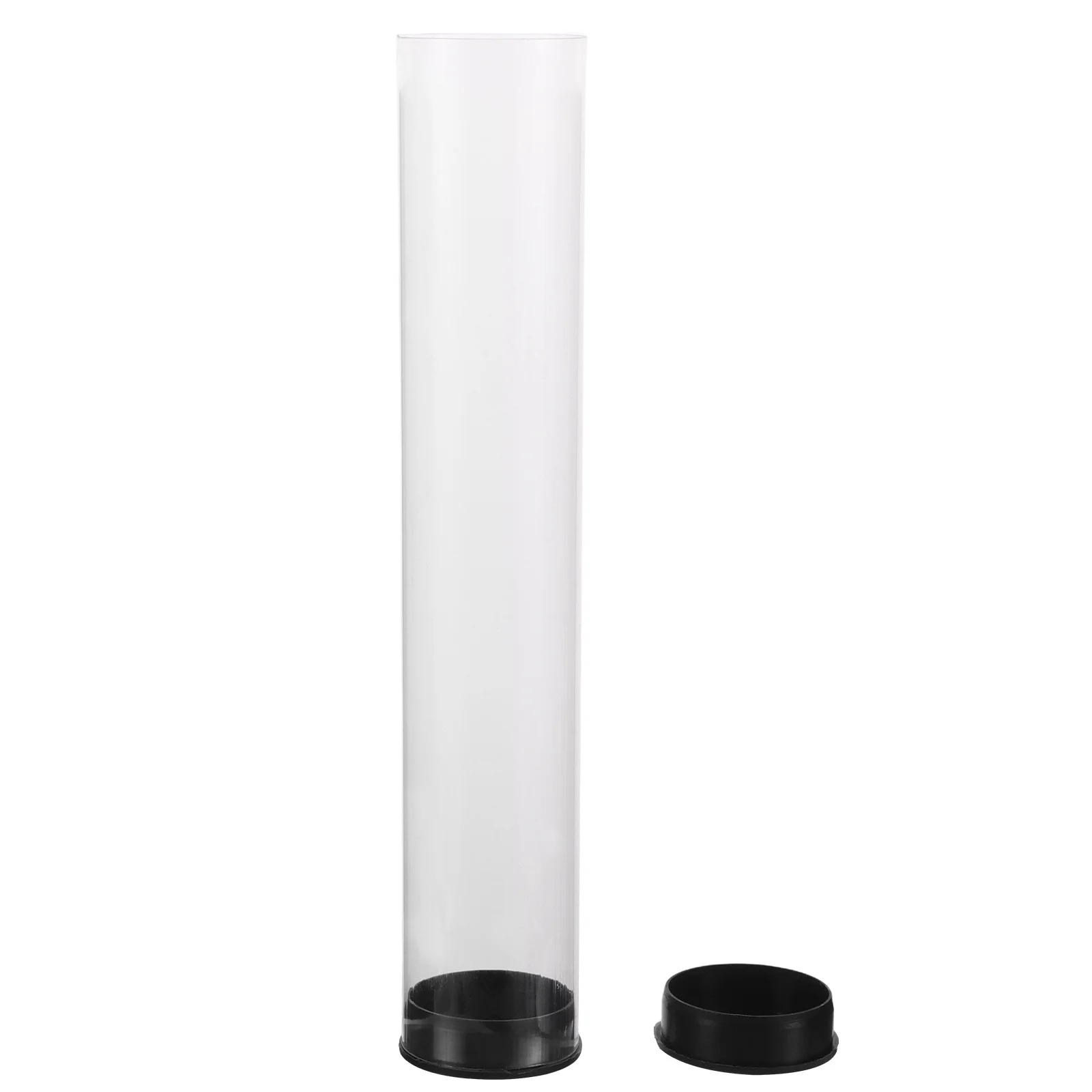 ポータブル防塵クリアアクリルネイルアートペンホルダー透明オーガナイザー（13～15本収納可能）サロン・家庭用ペンシルディスプレイスタンド