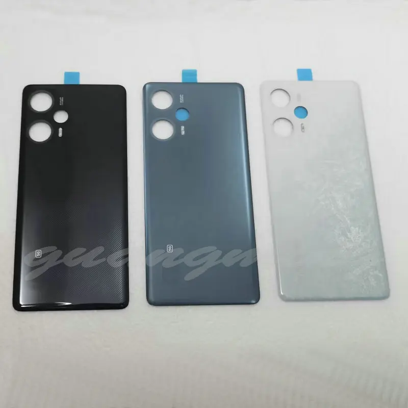 Repairment For Xiaomi Redmi Note 12 Turbo 5G Back Battery Cover Door Rear Housing With Adhesive