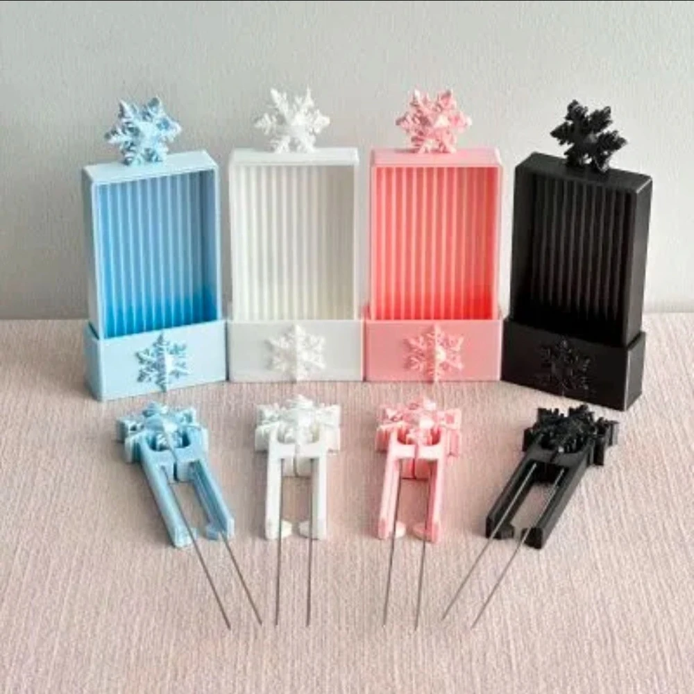 

Perler Beads pen, double-needle set, includes bean scoop and storage lid, two pieces shipped randomly