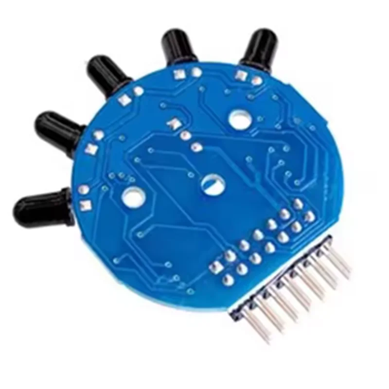 Five channel flame sensor module analog digital dual output fire extinguishing robot