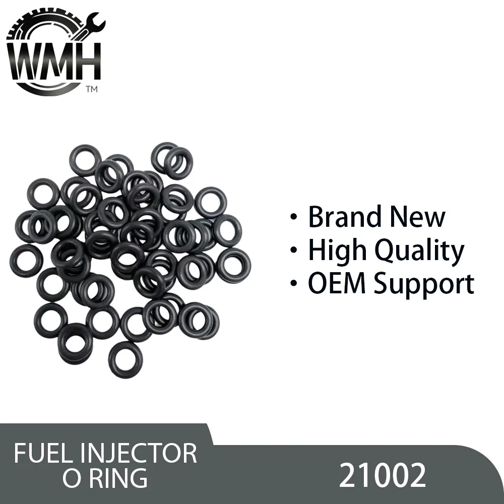 100 PCS Fuel Injector O ring Repair Kits 21002 5.8*2.4MM