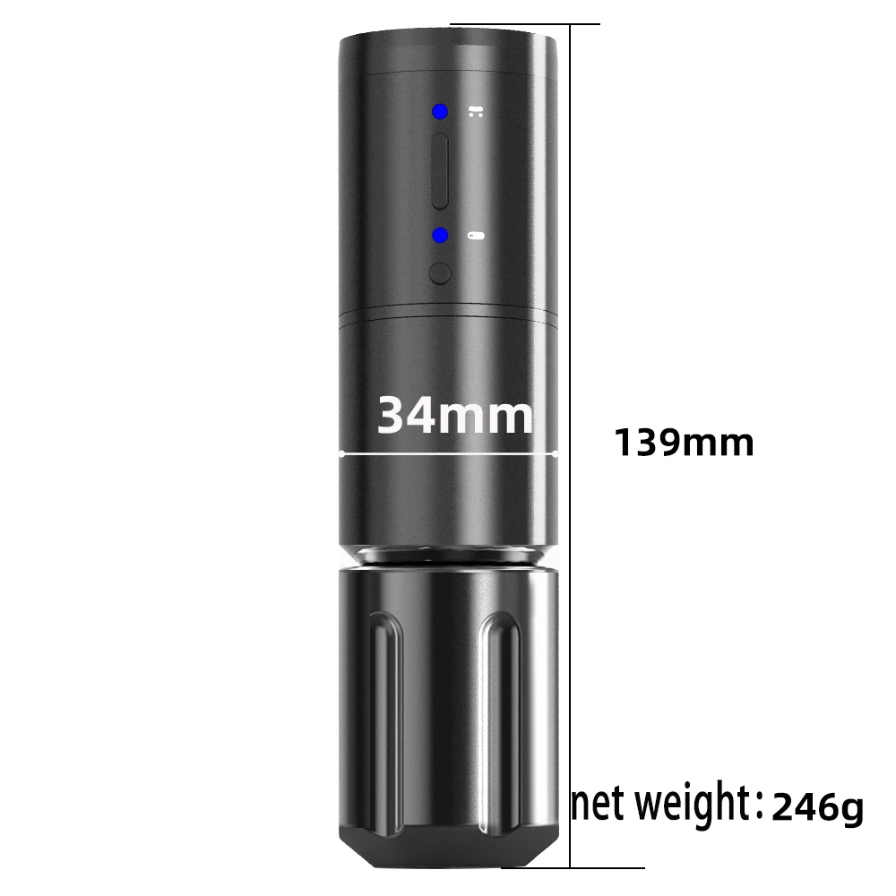 T-Rex NINJA RS Portable Wireless Tattoo Machine Pen Battery Capacity 800mah Running Time 5 Hours for Artist Body