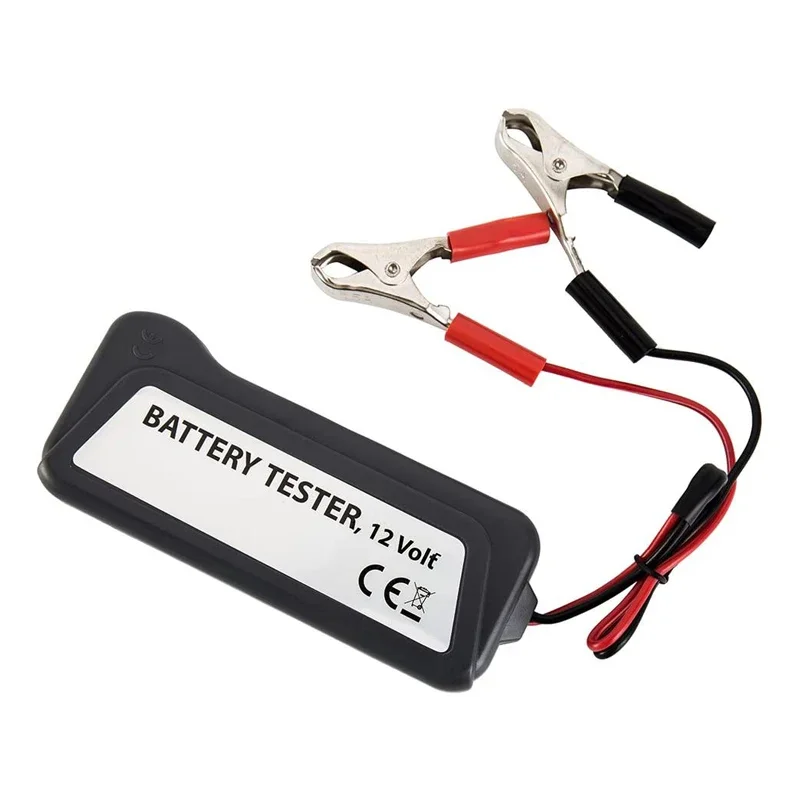 Battery Tester 12Volt Mini 12V Digital Battery Alternator Tester with 6 LED Lights Display Car Auto Battery Diagnostic Tool