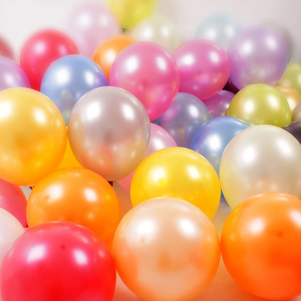 

20pcs 10Inch Latex Balloons Red Thickened Pearlescent Shining For Party Wedding Decoration Reusable Fillable Balloon Decor