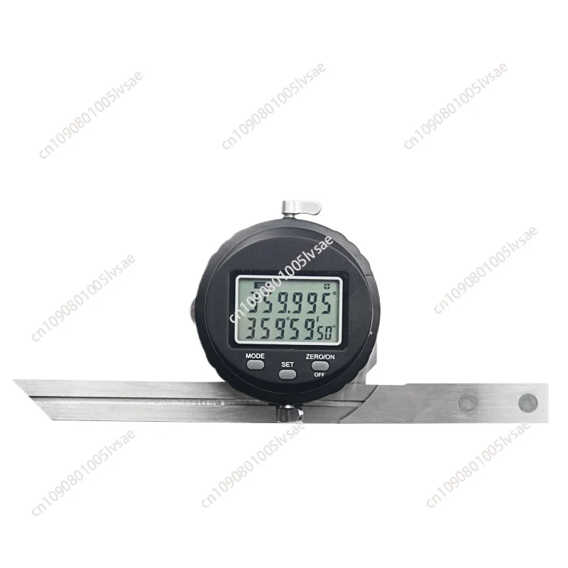 Stainless steel high-precision right-angle ruler digital display universal angle ruler 0-360 degree angle gauge angle meter