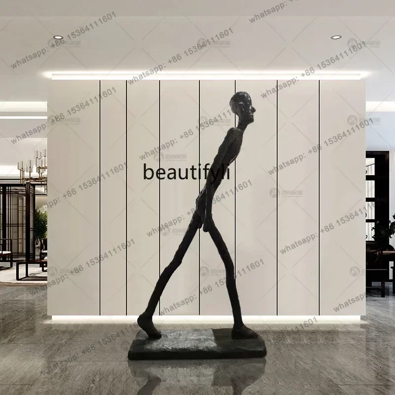 

Simple hotel creative figure sculpture ornament FRP abstract handicraft soft decoration