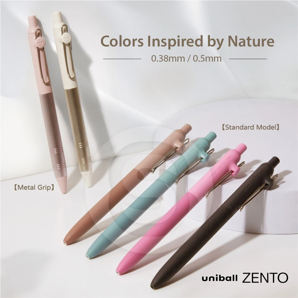 

Гелевая ручка uni-ball ZENTO, японская гладкая ручка с тонким кончиком, модель потока, березово-белая офисная школьная заметка, канцелярские принадлежности для ведения журнала