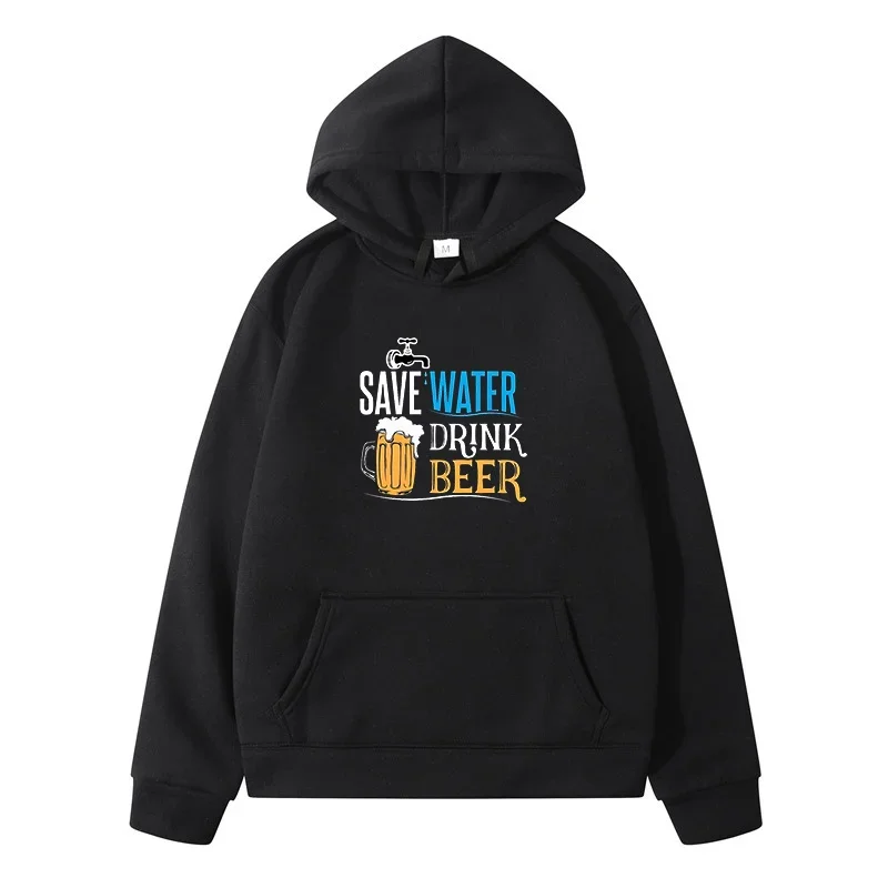 

Save Water Drink Beer Fun Sweatshirts Men Clothing Women's Sweat-shirt Harajuku Y2k Fashion,Casual 2024 Men's Hoodies New &