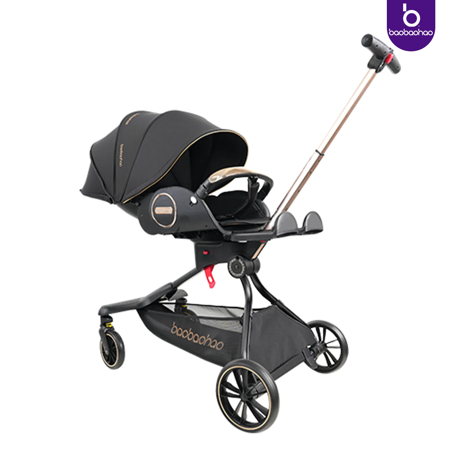 

New Baby Stroller Can Sit and Lie Light Baby Stroller Walking Baby Stroller Folding High Landscape Umbrella Car Outdoor Travel