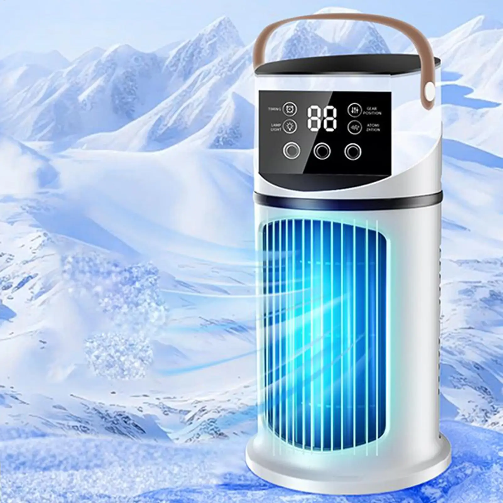 Desktop Fan Powerful Multi-functional Tool 9-Speed Bedroom Fan for Dorm Kitchen Office Home Men Women Indoor Desktop