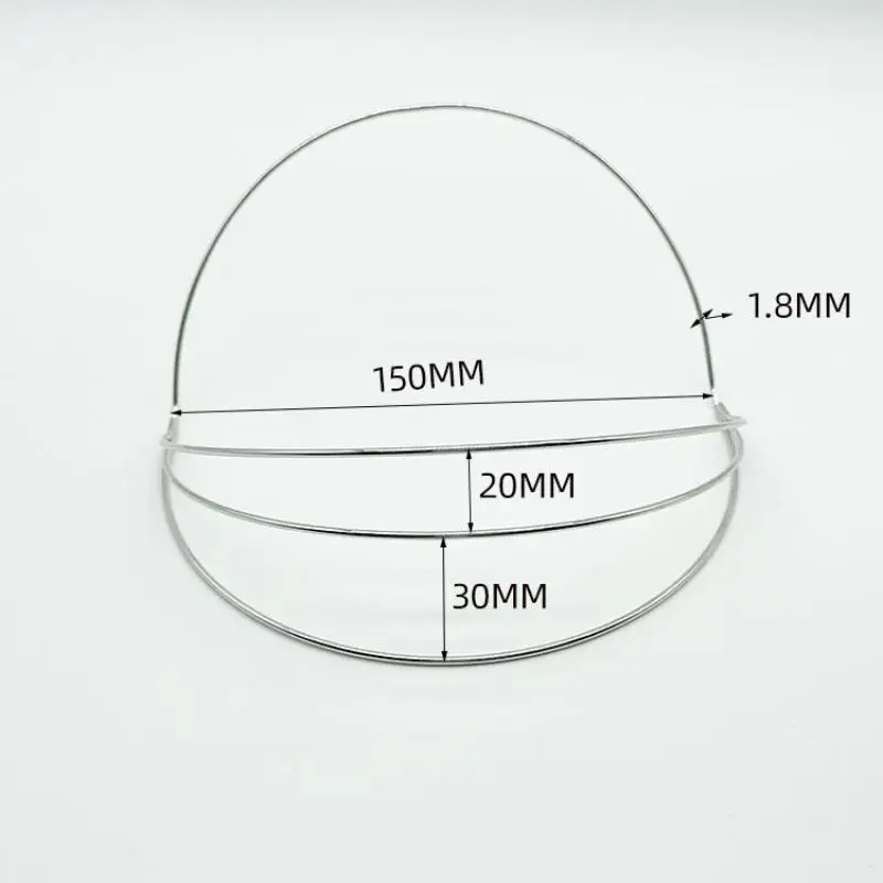 Y166 Dreischichtiges DIY-Kronen-Stirnband, weiche, rutschfeste Basis für Frauen und Studenten, zum Gesichtwaschen, für DIY-Haarbaste – Detail 4