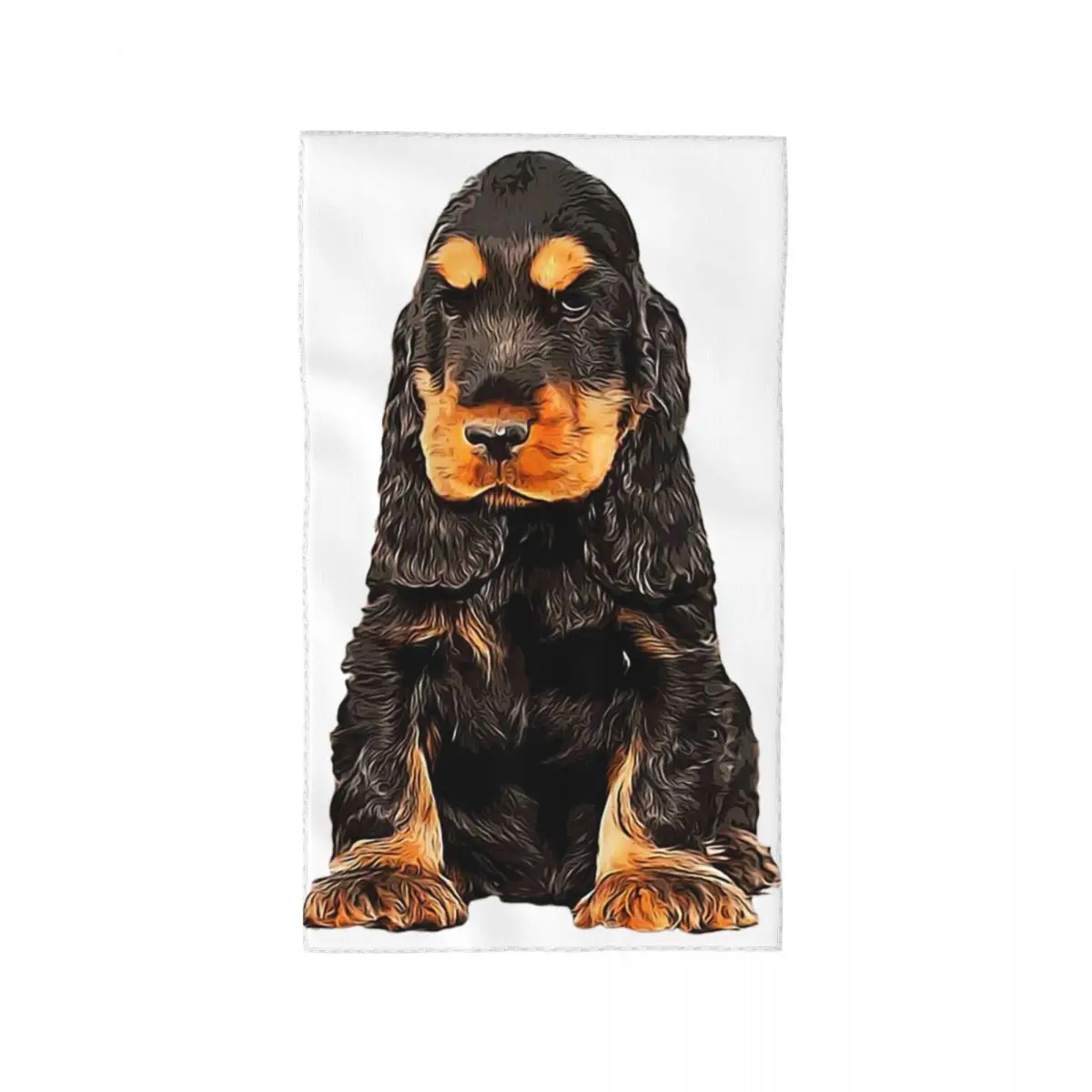 Custom Cocker Spaniel - English Cocker Spaniel Cute Puppy Dog Soft Face Towel Quick Dry Pool Bath Cotton Towels Absorbent Quick