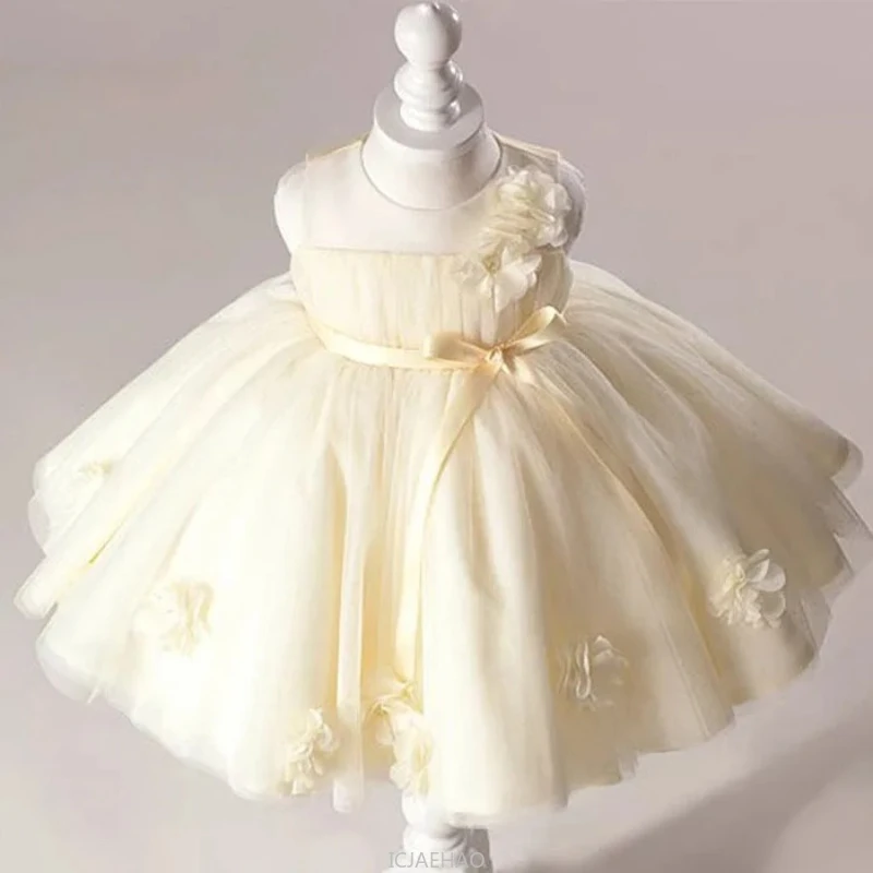 

2025 Flower Girl Wedding Dress Costume Children's PrincessBirthday Party Performance Girl'sDresses Kids Clothes Vestido First