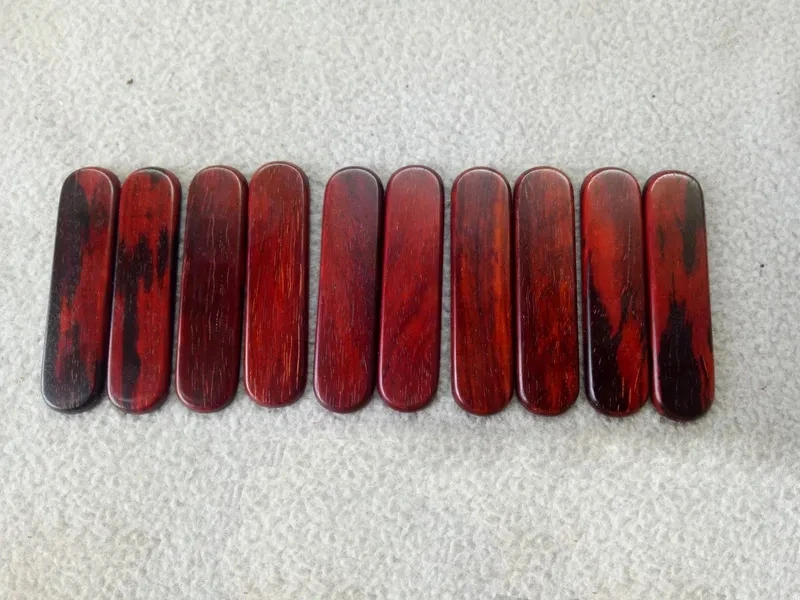 

1 Pair Hand Made Red Sandalwood Scales for 58mm Victorinox Swiss Army Knife