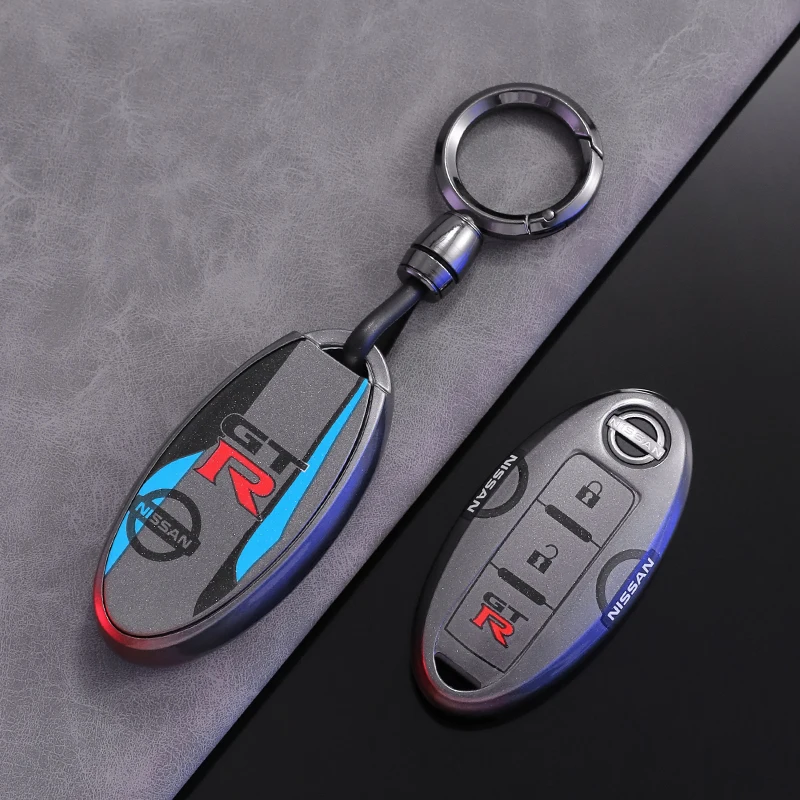 Car Key Case Cover Shell for Nissan Qashqai J10 J11 March Tiida NV200 Leaf Kicks Cube X-Trail T32 T31 Navara Terra