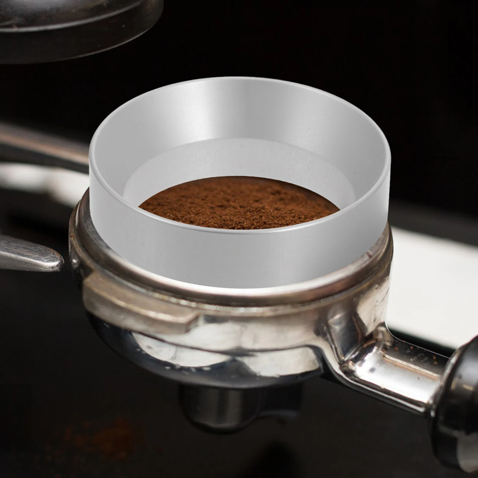 

Coffee Handle Powder Ring Feeder Funnel Filters for Percolators Basket Container with Lid Cloth