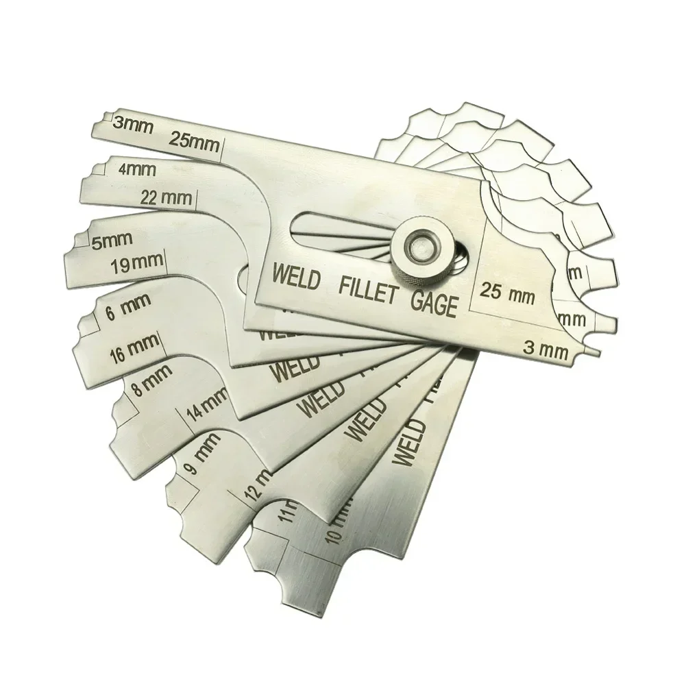 Throat Size Gauge Fillet Weld Gauge Measures Throat Size Essential Tools For Weld Inspections Welding Gauge Silver