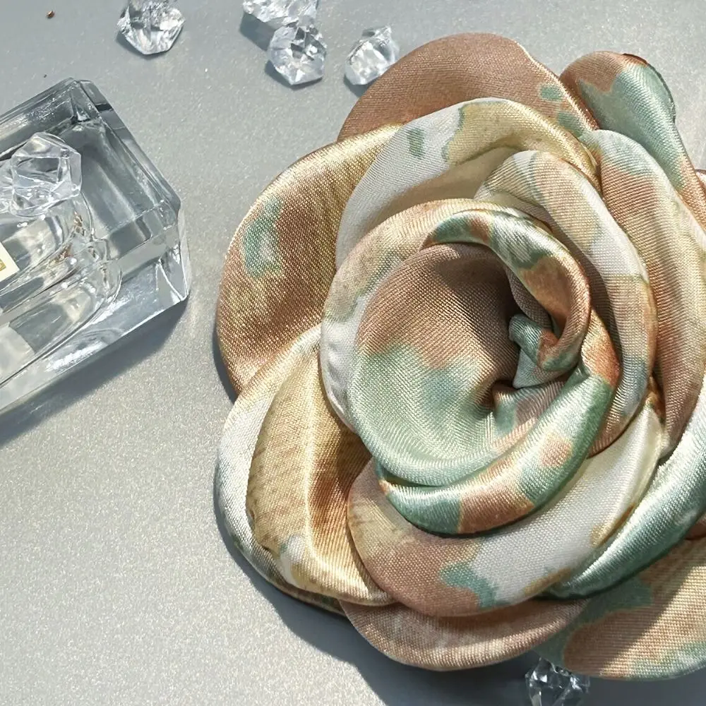 دبابيس زخرفية مصنوعة يدويًا لصبغ القماش والربط ، شارة كاميليا الفرنسية ، إكسسوارات الملابس ، 10 من الدانتيل