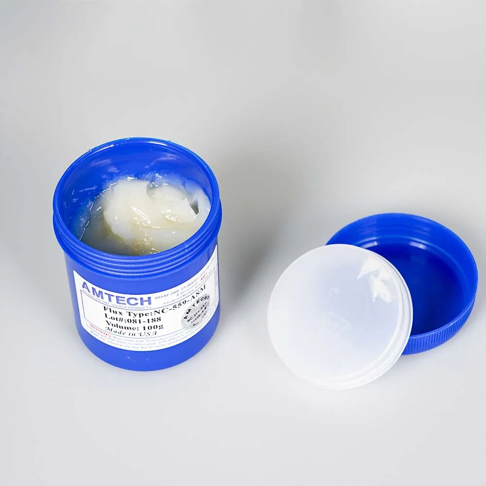 Flux de pâte à souder sans plomb, Flux de soudage sans nettoyage pour SMT BGA Rebillage Soudage Outil de réparation de soudage 1 pièce NC-559-ASM 100g