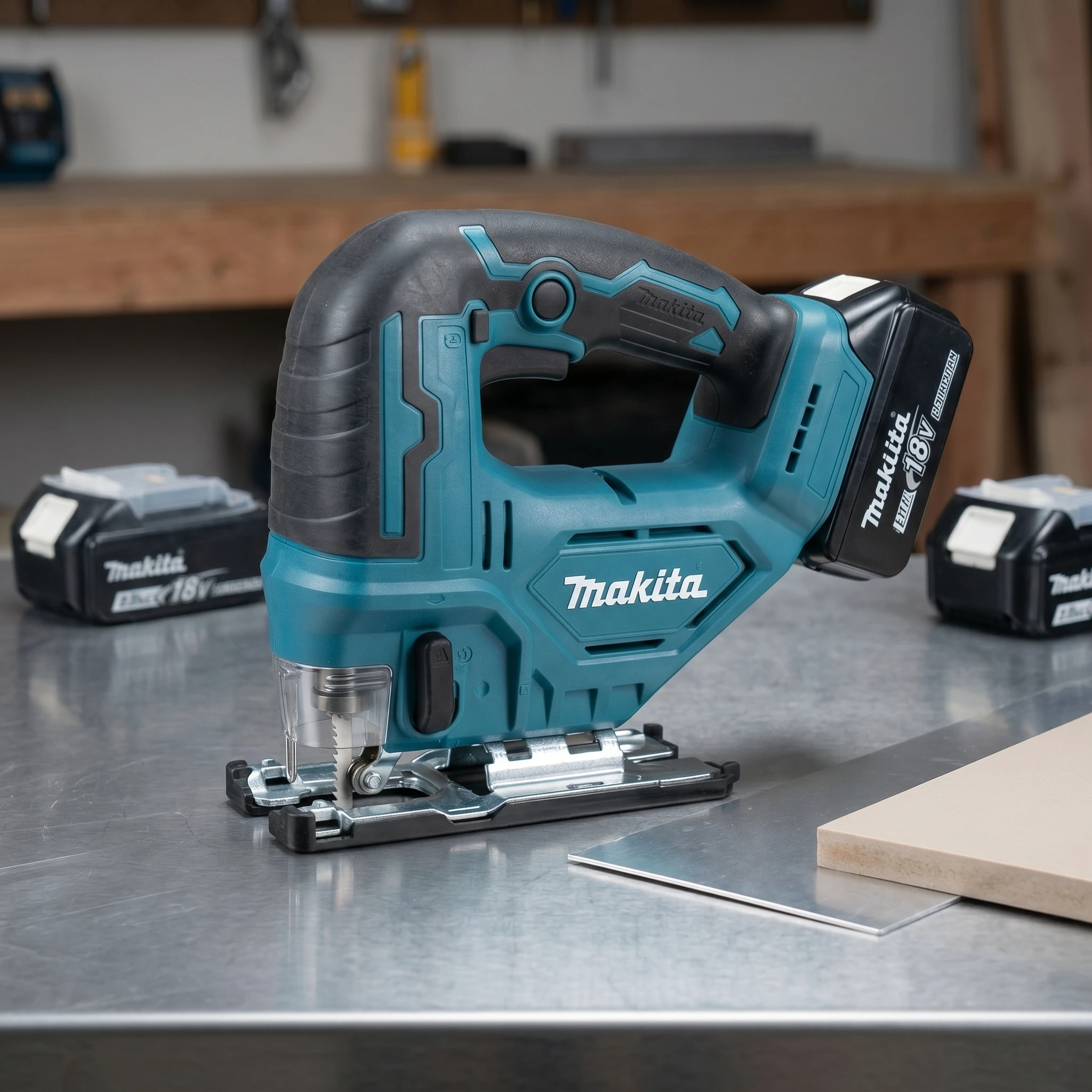 Makita DJV182 18V Brushless Cordless Jig Saw 340W 2600spm Variable Speed 26mm Stroke for Wood and Metal Cutting Work