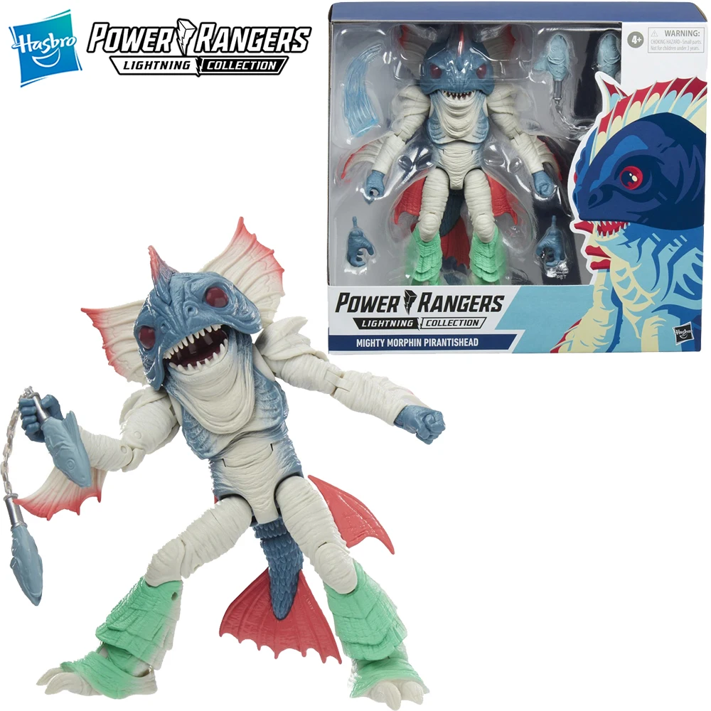 

[В наличии] Hasbro Power Rangers Lightning Collection Mighty Morphin Pirantishead 15 см Коллекционная экшн-фигурка аниме модель игрушки