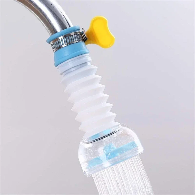 360 Degree Swivel Water Faucet Aerator Bubbler Water Filter Swivel Head Faucet Water Saving Aerator Tap Nozzle Adapter Device