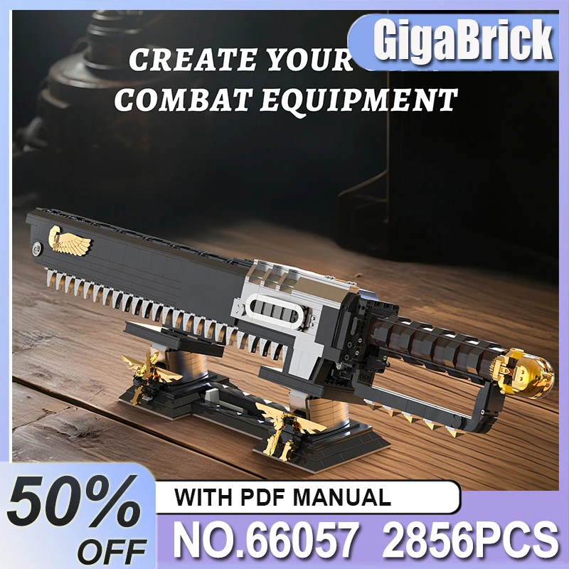 Educational & Fun - building Chainsword 66057 Blade Weapon Game Building Blocks Sets Bricks Toy City Birthday Gift For Gift