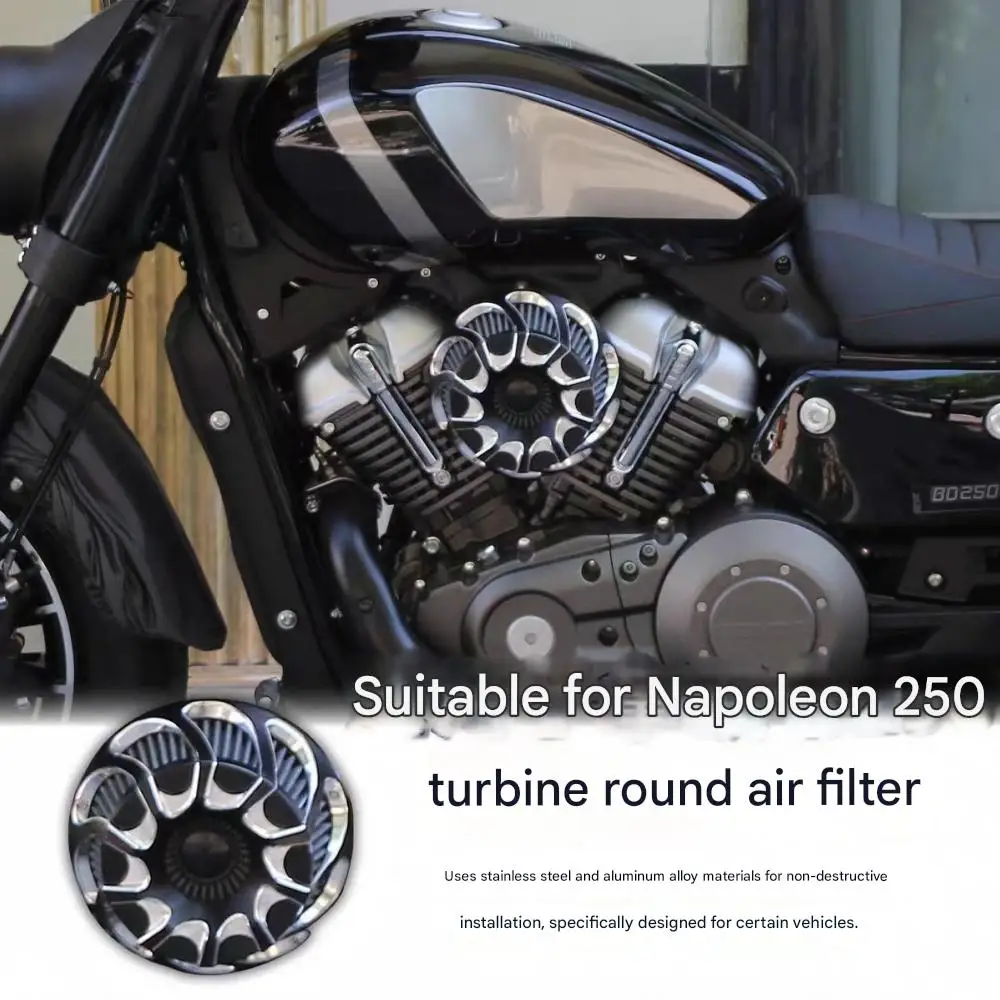 For Benda Napoleon 250, Chinchilla 250, Rock 250 motorcycle modification transparent air filter intake cover accessories