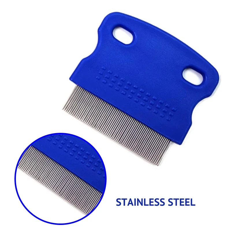 3Pcs Pet Comb Pet Tear Stain Remover Dog Grooming Comb Gently Removes Mucus and Crust Small Lice Flea Combs for Dog Cat Supplies