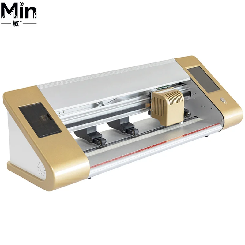 450MM Auto Edge Finding Desktop Engraving Machine Touch Screen Engraver for Car Decal Heat Transfer PVC Labels Crafting