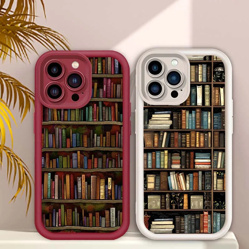 

Book Art Cool Popular Phone Case For Apple iPhone 16 15 14 13 12 11 Pro Max Plus Eye Ladder Soft TPU Silicone Cover