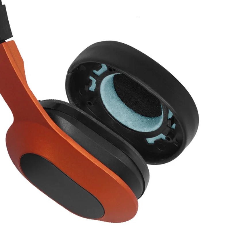 وسادات أذن جديدة للاستبدال من KEF M400 M500 وسادات أذن لسماعة الرأس ناعمة من الجلد رغوة الذاكرة إسفنجية للسماعة مع مشبك