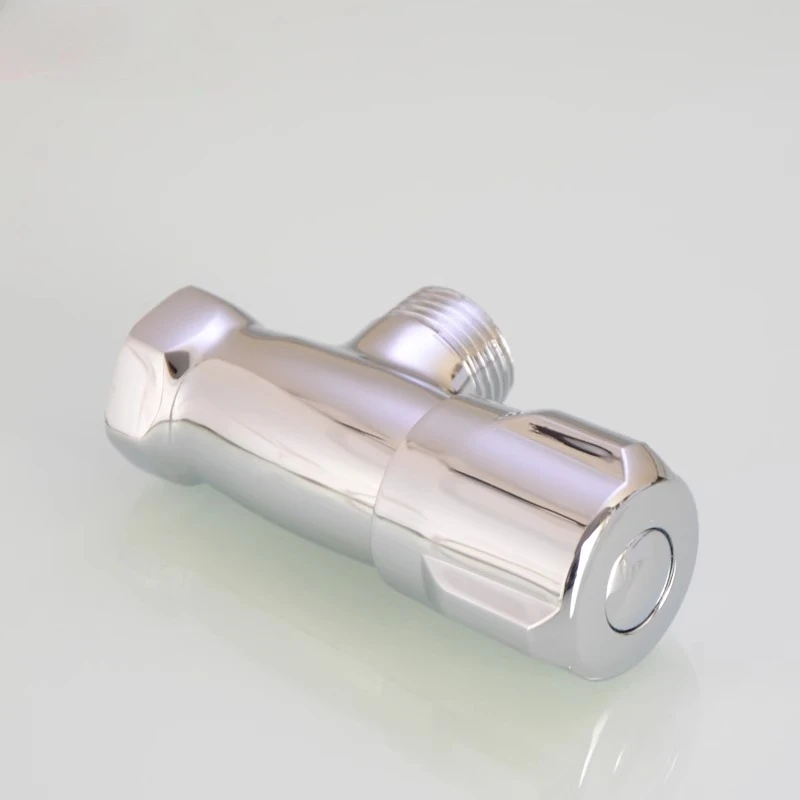 

Triangle valve 4 point copper valve body core water heater toilet switch hot and cold direct