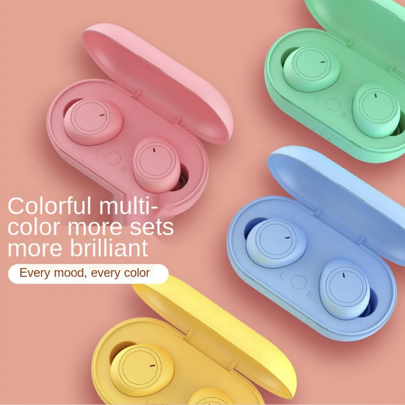 TWS Tai Nghe Không Dây Bluetooth Cảm Ứng Điều Khiển Tai Nghe Nhét Tai Thể Thao Micro Hoạt Động Trên Tất Cả Các Điện Thoại Thông Minh Tai Nghe Nhạc