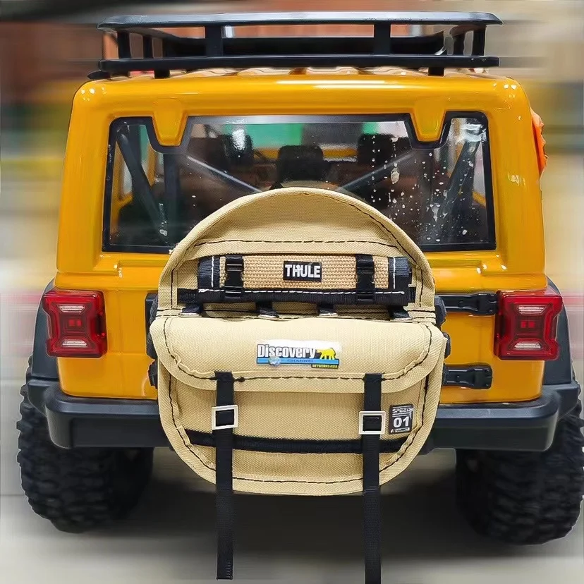 1/10 RC Simulatie Reservewiel Rugzak voor 4.52 "-4.2" Reservebanden TRX-4 CC01 Axiale SCX10 D90 KM4 KM2 Redcat HSP 1/10 RC Crawler