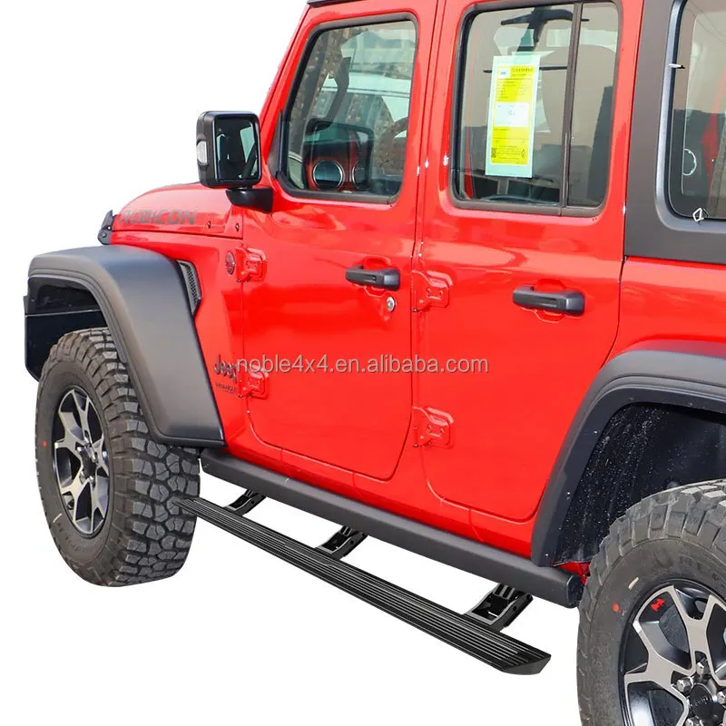 Aluminum Support APP Smart power side bar Car running boards for jeep wrangler jl electric side step jk