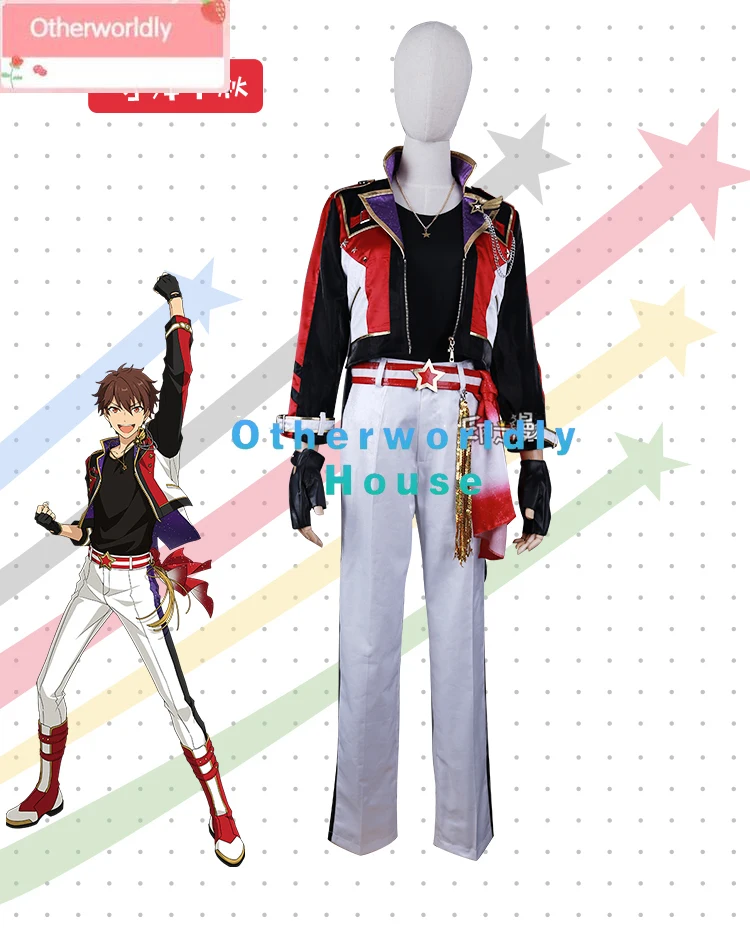 Ensemble Stars Trickstar Cosplay Morisawa Chiaki Shinkai Kanata Nagumo Tetora Takamine Midori Sengoku Shinobu Cosplay Costume