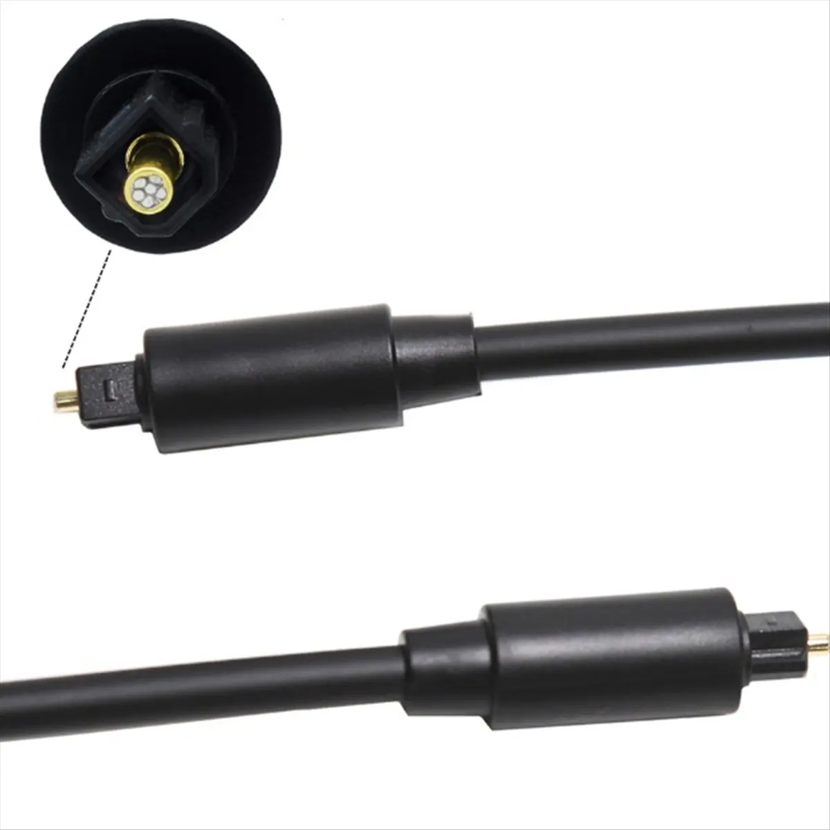 A86G NEW 6-Core Optical Fiber Converter 2 in 1 Out Audio Optical Fiber Cable Optical Fiber Adapter Audio Optical Fiber