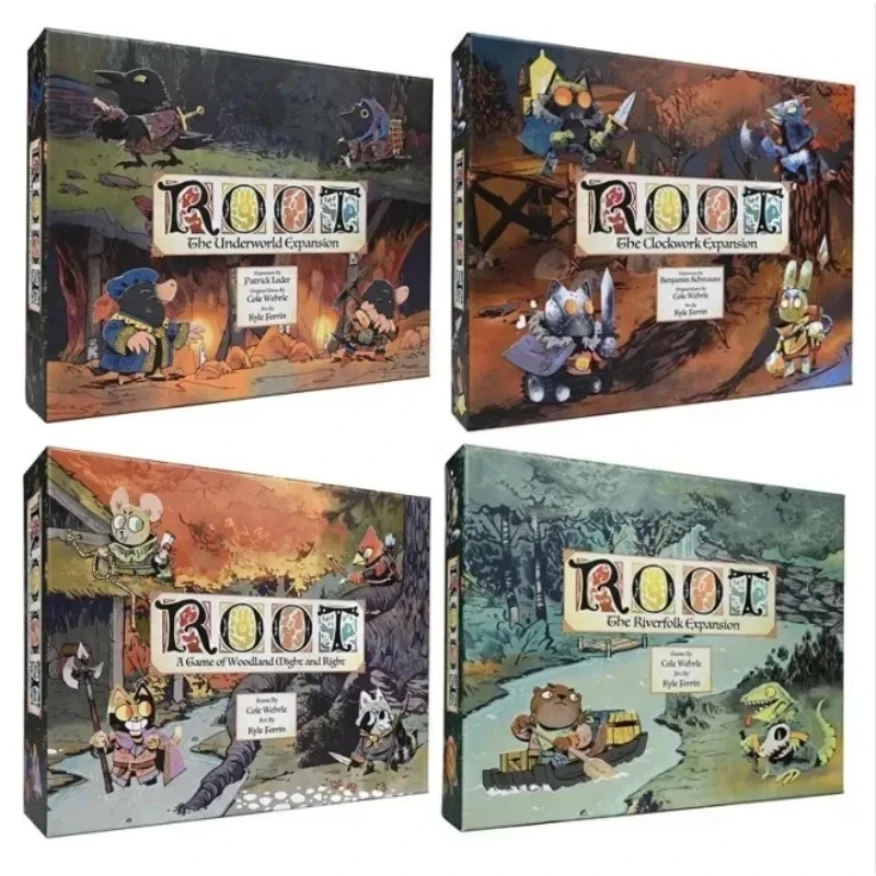 

Hot SaleLeder Games Root card games The Riverfolk Expansion board games Intellectual development games Parent-child Family Party