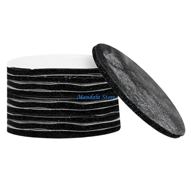 U2JC 10 Round Adhesive Backed Tape Fasteners For Securing Blankets Rugs Upholstery
