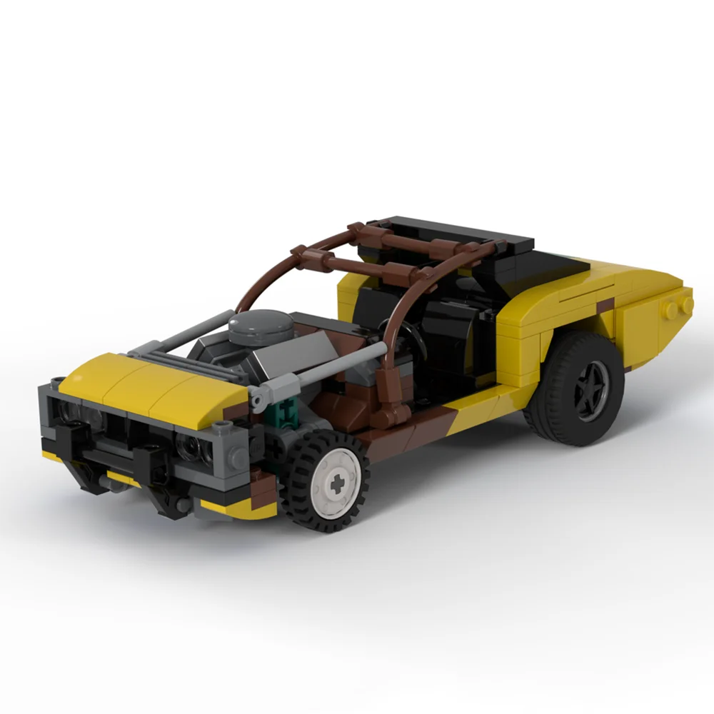

2025 Moc 345Parts Offroad Jalopy Car Speed Champion Classic Classic Car Building Blocks Brick Racing Model Children's Toy Gift