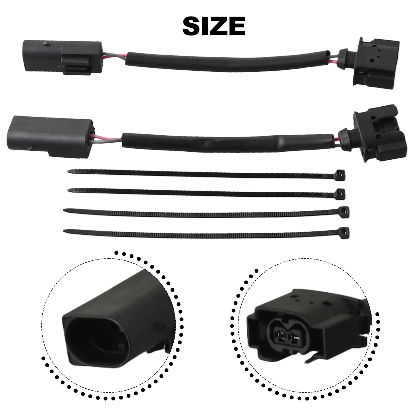 2X enchufe de Cable de arnés de cableado magnético de árbol de levas para Mercedes para Ben-z A 2711502733   Antiabrasión Anti-corrocción Alta Resistencia