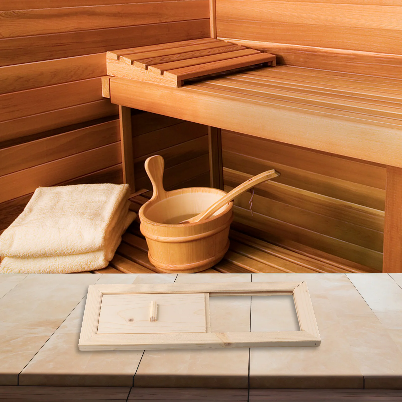 Airflow Control Exhaust Air Slide Sauna Air Control Exquisite Workmanship Sturdy Material Effective Ventilation