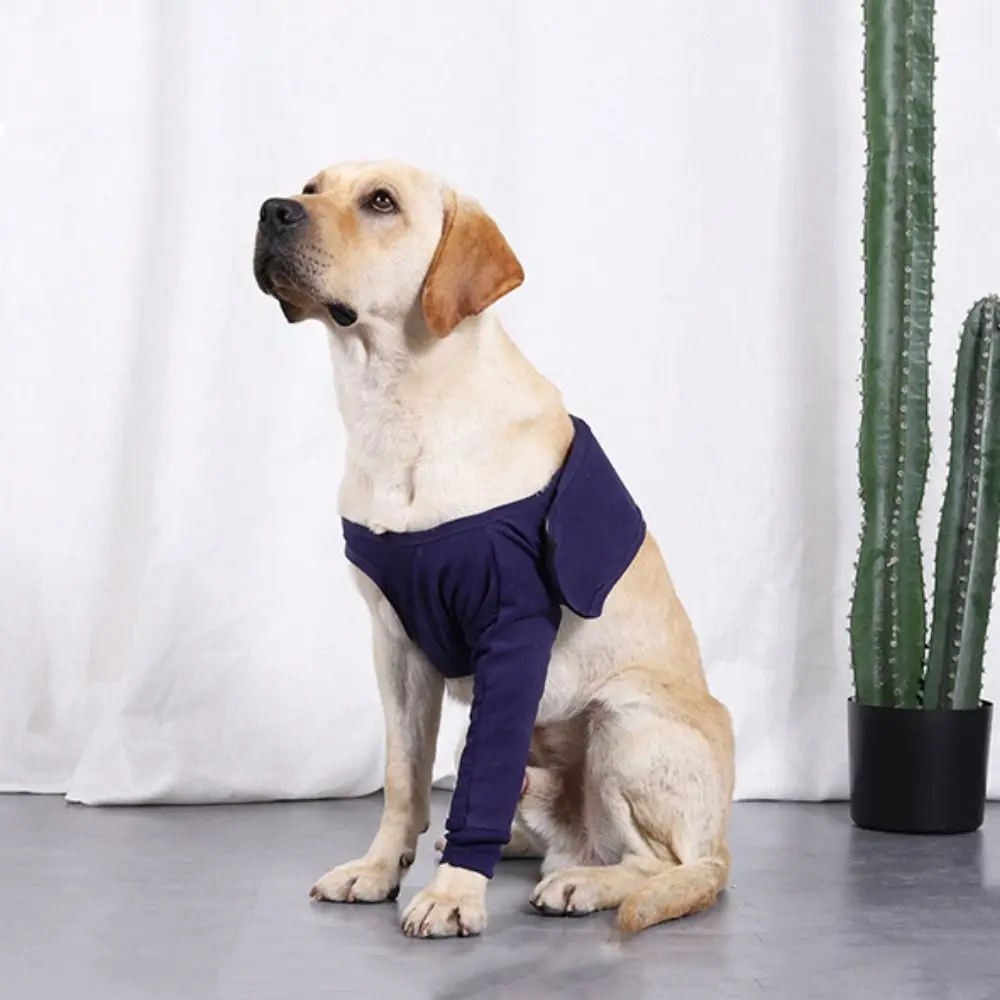 Anti-licking Dog Leg Protector Sleeve Breathable Elastic Dog Support Brace Soft Adjustable Dog Joint Wrap For Front Leg