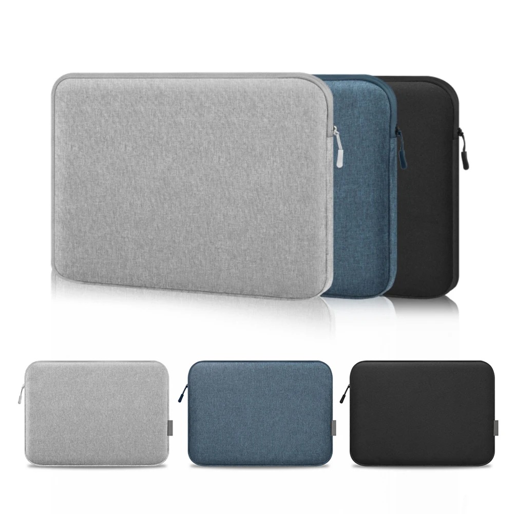 10 11 13 15 15.6 16“ Waterproof Laptop Sleeve Bag PC Soft Cover For MacBook Air Pro Xiaomi HP Dell Notebook Computer Pouch Case